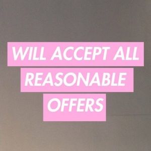 I usually accept all offers